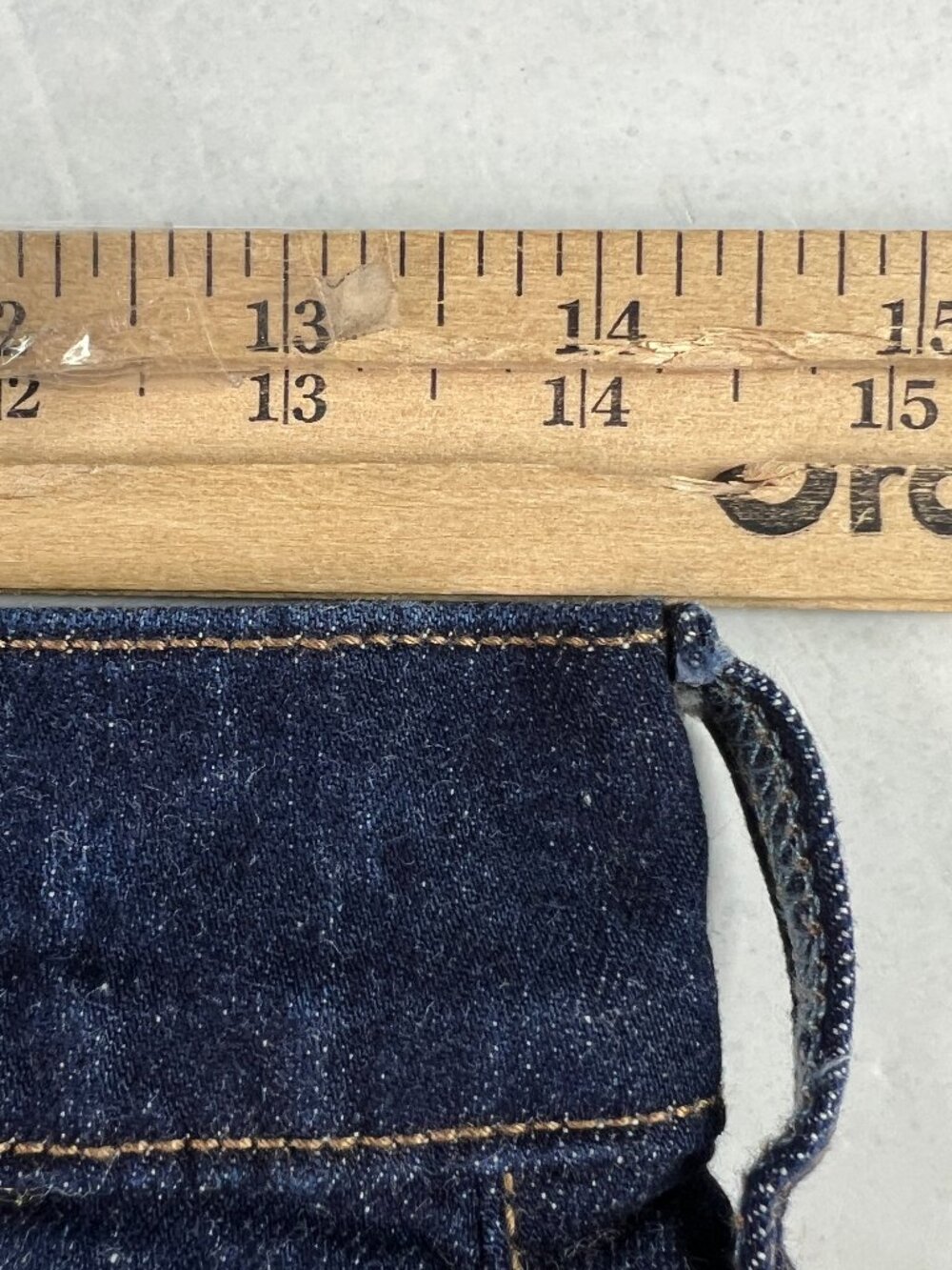Abercrombie Fitch Jeans Women's 28x30* Boot Cut High Rise Dark Blue Denim Tag 27 - Picture 16 of 16